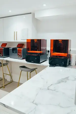 Inside the in-house dental lab