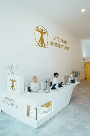 Vitruvian Dental Studio reception area